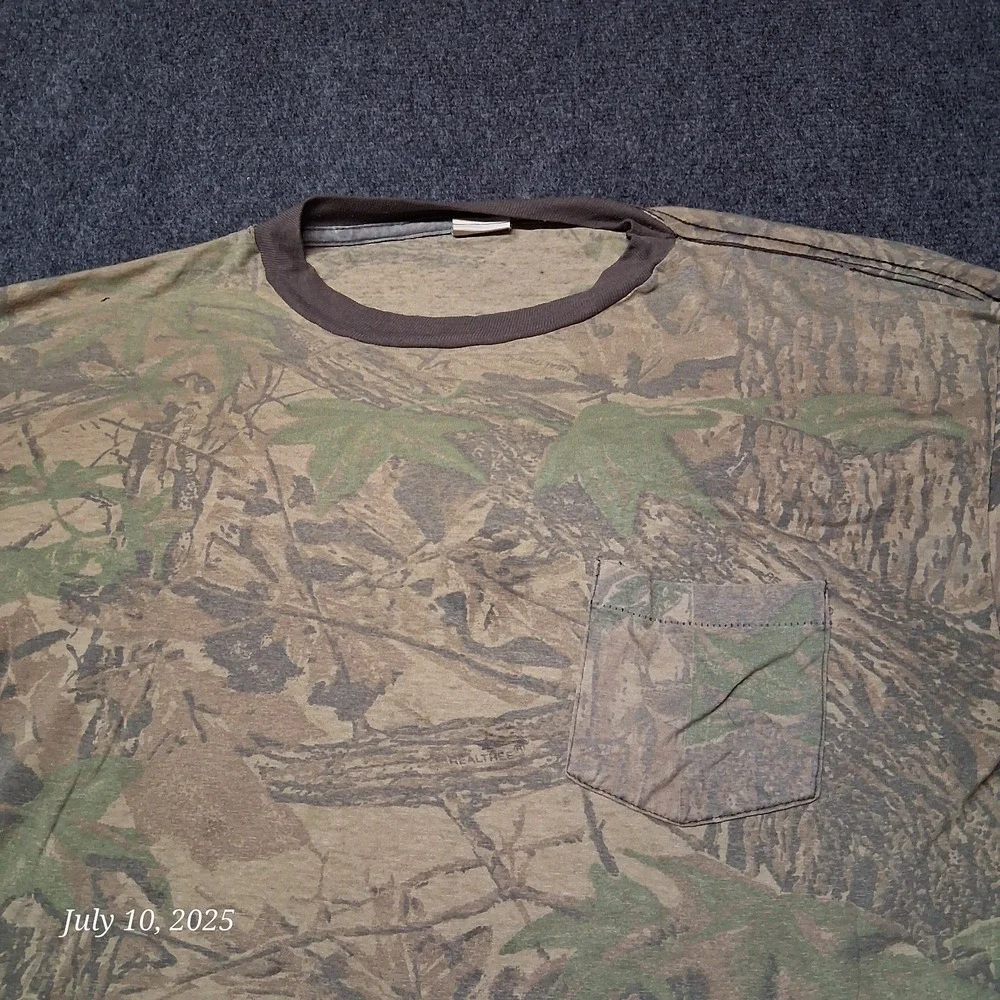 * Vintage Red Head‎ Redhead Realtree Pocket T Shirt Size Large Camouflage